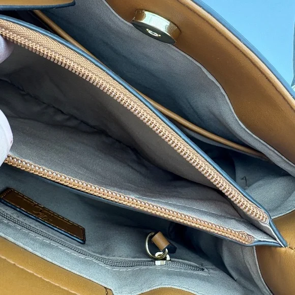 Brown and Black Designer Tote Bag - Picture 12 of 15